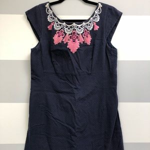 Lilly Pulitzer Allura Dress in True Navy Adorn
